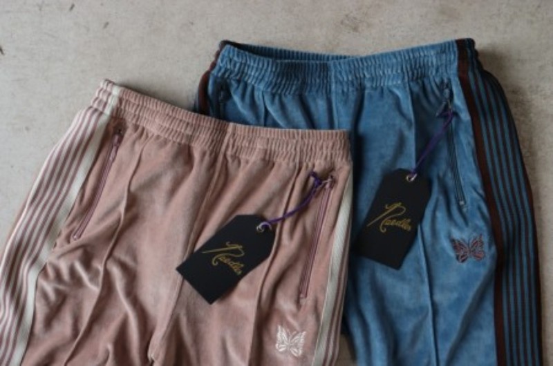 NEEDLES ニードルズ NARROW TRACK PANT - C/PE Velour ベロア