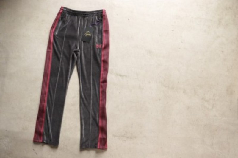 NEEDLES ニードルズ NARROW TRACK PANT - C/PE Velour ベロア