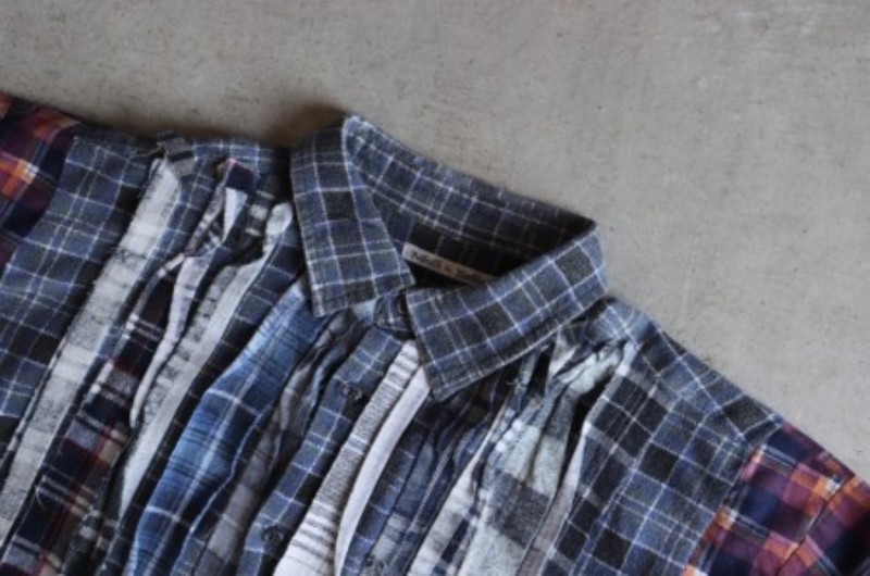 REBUILD BY NEEDLES ニードルス Flannel Ribbon Wid Shirt | セレクト