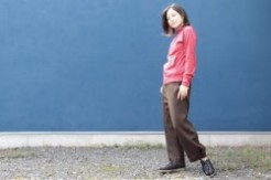 DU TANGO デュタンゴ ニットフードパーカー レッド カシミア DK-0213