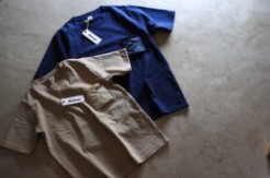 LAVENHAM×JACKMAN キルティングポケットTシャツ