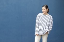 Le minor ルミノア BRETON ブレトン ボートネックT ボーダー ビッグシルエット
