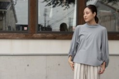 SI-HIRAI スーヒライ DRAPE CUFF-T ドレープ ギャザー CHCC22-4313