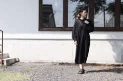 SI-HIRAI スーヒライ BAROON SLEEVE DRESS  バルーンスリーブ ドレス
