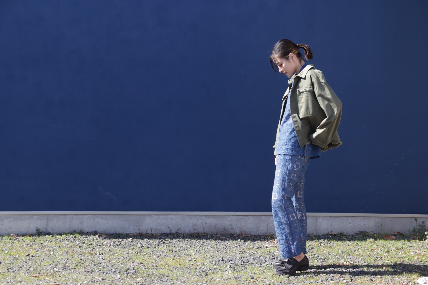 NEEDLES ニードルズ LACE CLOTH/SQUARE セットアップ KP182