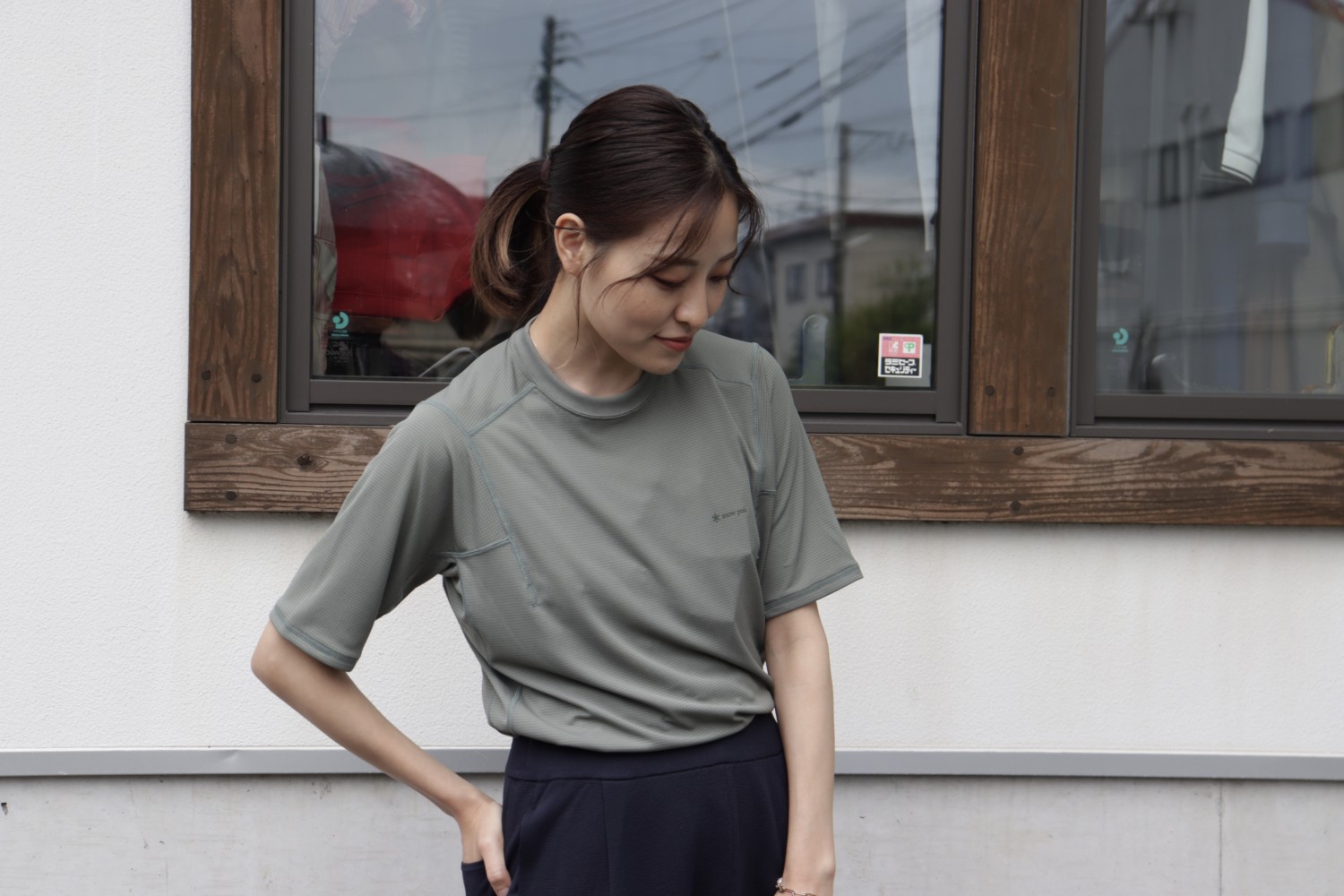 snowpeak スノーピーク Pe Power Dry S/S Tシャツ 高機能 アウトドア