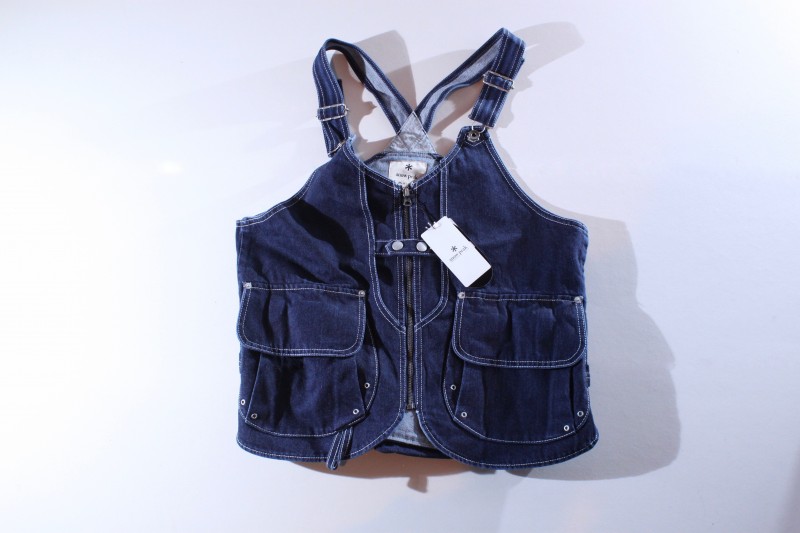 snow peak スノーピーク Indigo TAKIBI Vest JK-20SU12204IN