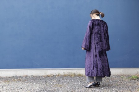 NEEDLES ニードルズ Wrap Dress - Burnout Velvet JO156