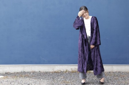 NEEDLES ニードルズ Wrap Dress - Burnout Velvet JO156