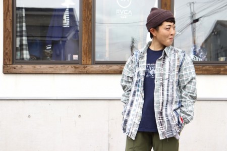 REBUILD BY NEEDLES ニードルス Flannel Ribbon Shirt