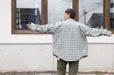 REBUILD BY NEEDLES ニードルス Flannel Ribbon Shirt