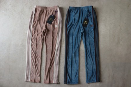 NEEDLES ニードルズ NARROW TRACK PANT - C/PE Velour ベロア