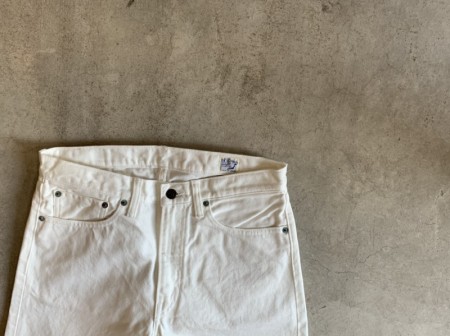 orSlow オアスロウ IVY FIT DENIM 107 white