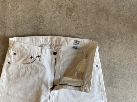 orSlow オアスロウ IVY FIT DENIM 107 white