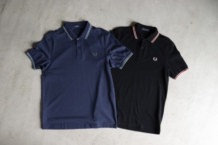 FRED PERRY フレッドペリー TWIN TIPPED SHIRT ポロシャツ M3600