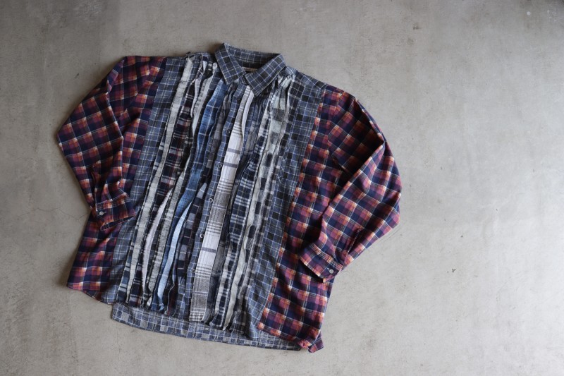 REBUILD BY NEEDLES ニードルス Flannel Ribbon Wid Shirt