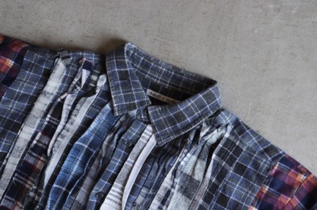 REBUILD BY NEEDLES ニードルス Flannel Ribbon Wid Shirt