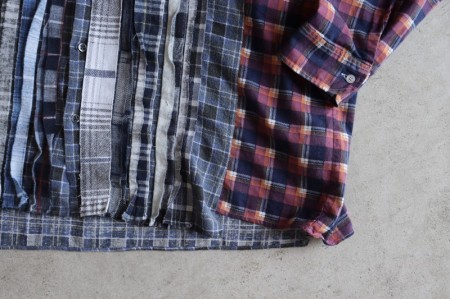 REBUILD BY NEEDLES ニードルス Flannel Ribbon Wid Shirt