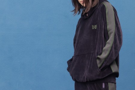 NEEDLES ニードルズTrack Hoody-C/Pe Velour JO228