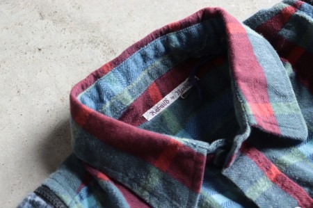 REBUILD BY NEEDLES FlannelShirt->7ZippedWideShirt